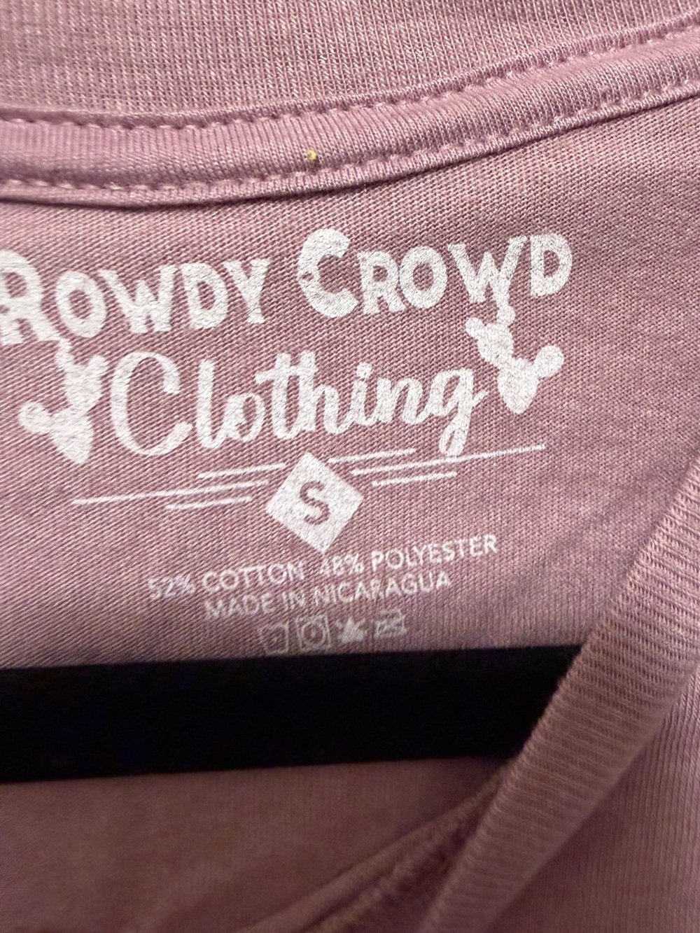 Rowdy Crowd 'Born to Roam' Purple Graphic Tee - Picture 3 of 5